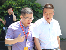 商務局葉局、范局、殷處長等領導親臨橙樹指導外貿跨境電商工作